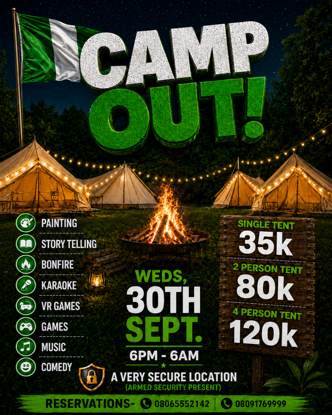 CAMP OUT!