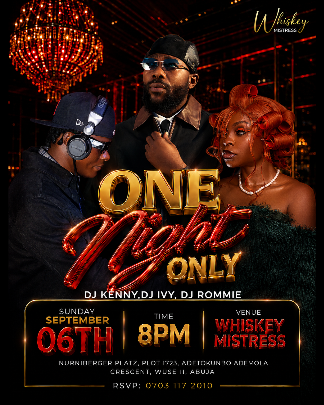 ONE NIGHT ONLY!