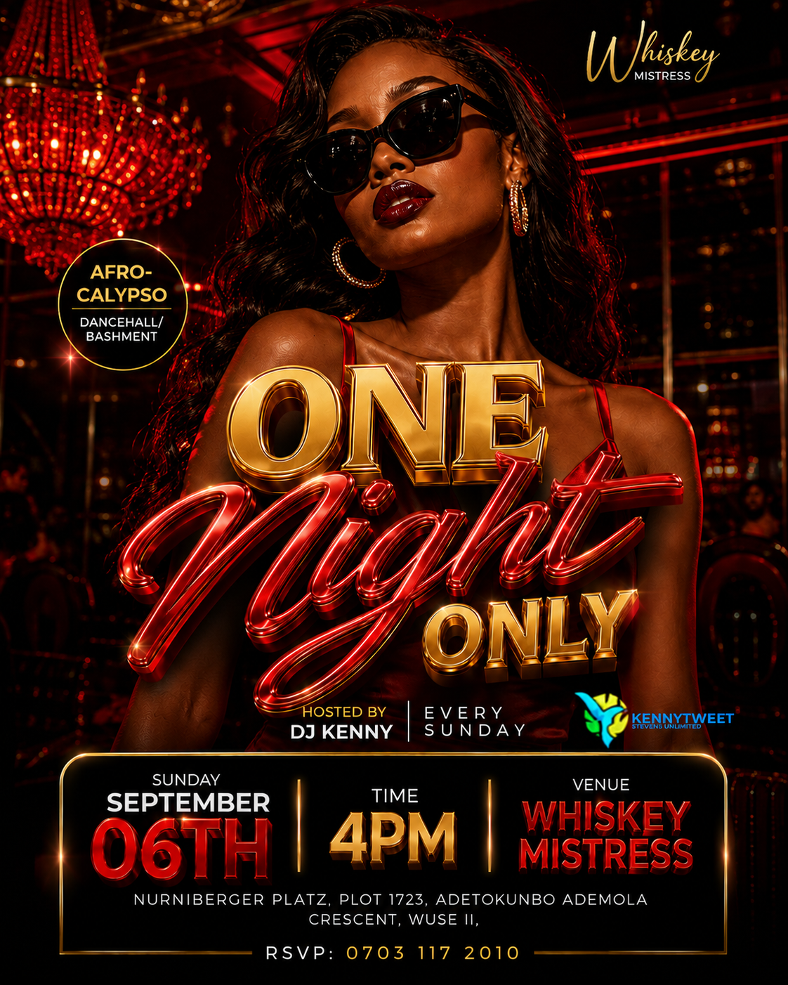 ONE NIGHT ONLY!