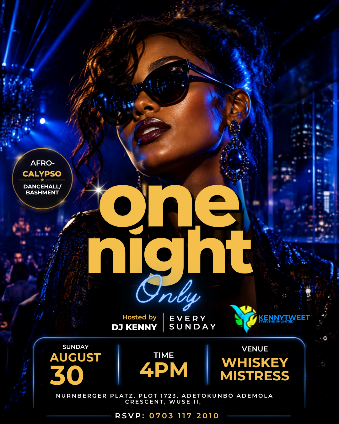 ONE NIGHT ONLY!