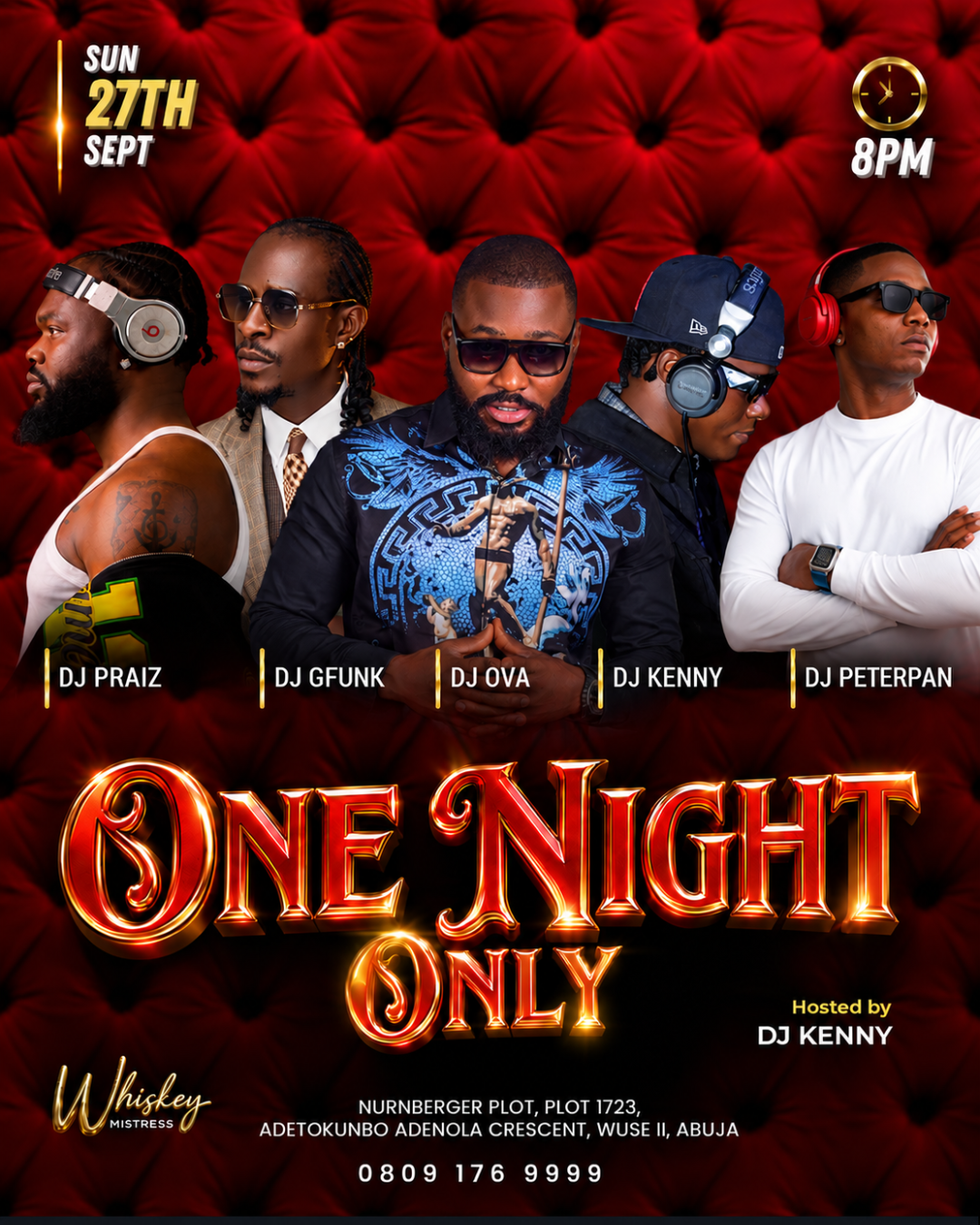 ONE NIGHT ONLY!