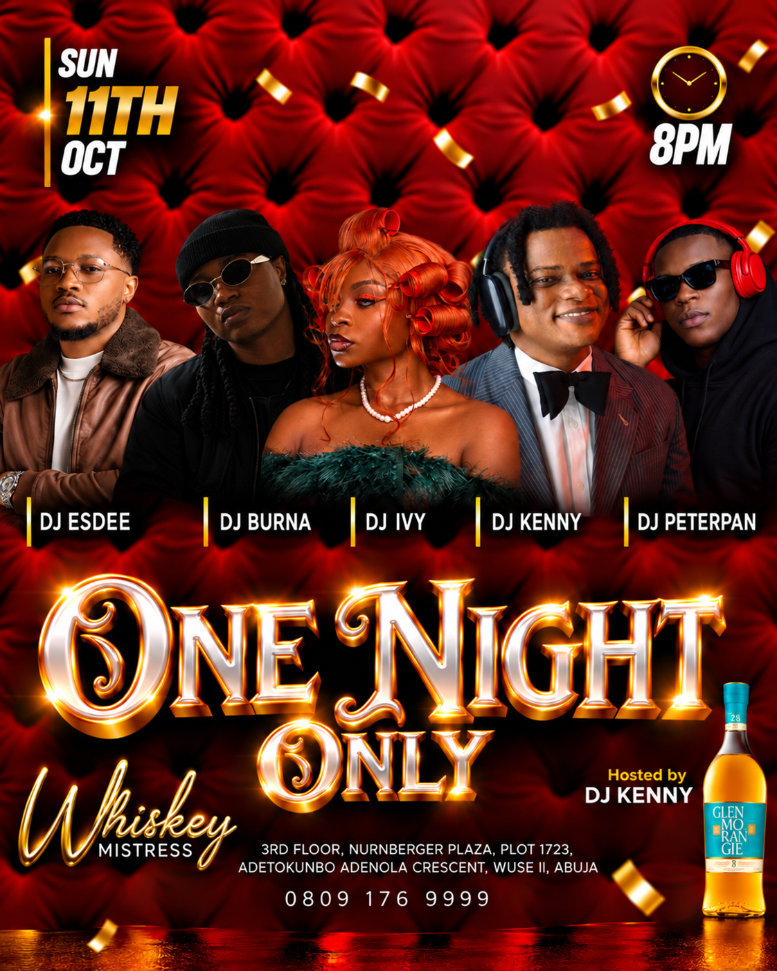 ONE NIGHT ONLY!