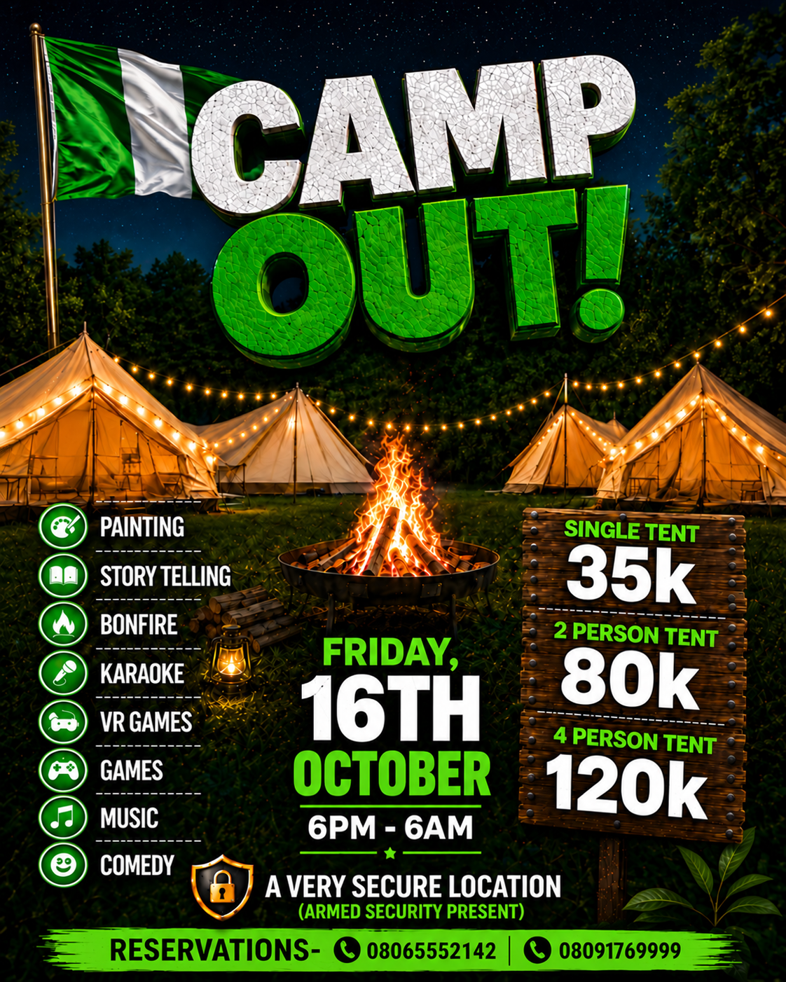 CAMP OUT!